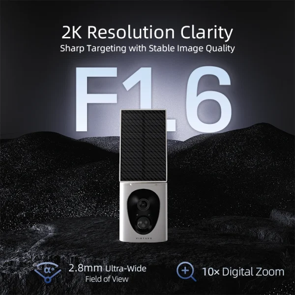 Best Solar Powered Security Cameras (2K HD & Wireless) | VIRTAVO - Image 4